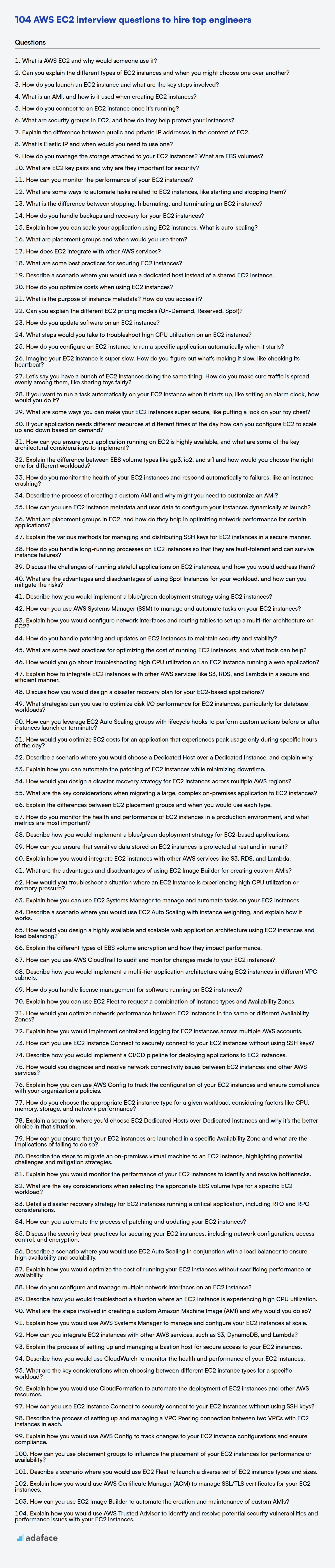 Download AWS EC2 interview questions template in PNG, PDF and TXT format