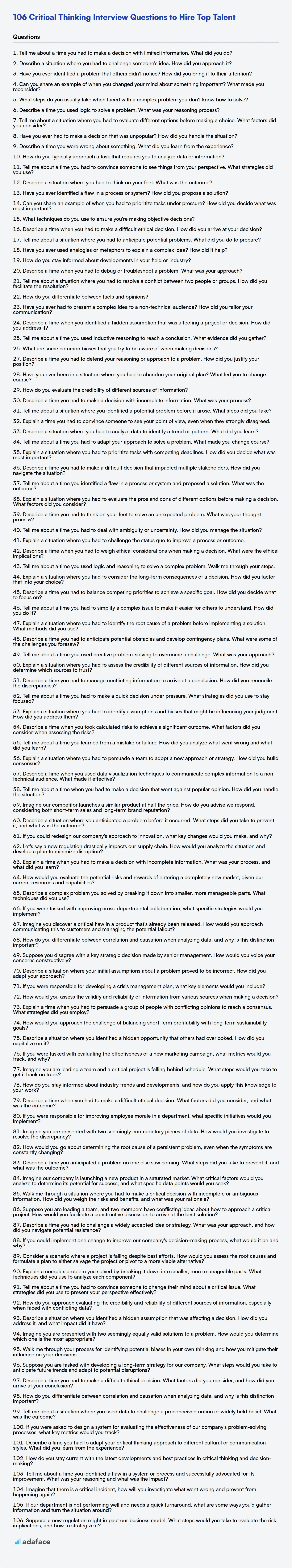 Descarga la plantilla de preguntas de entrevista sobre pensamiento crítico en formato PNG, PDF y TXT