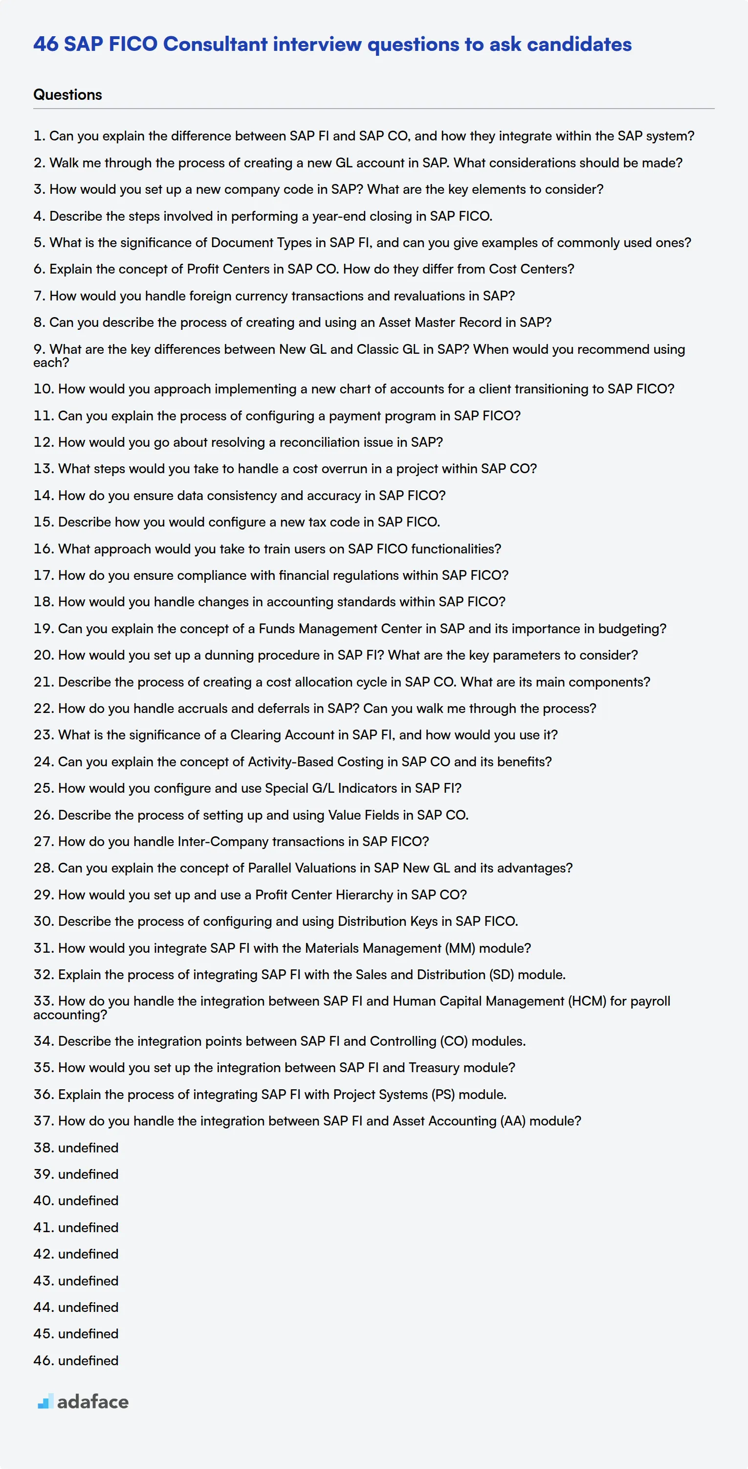 Descargar la plantilla de preguntas de entrevista para consultores de SAP FICO en formato PNG, PDF y TXT