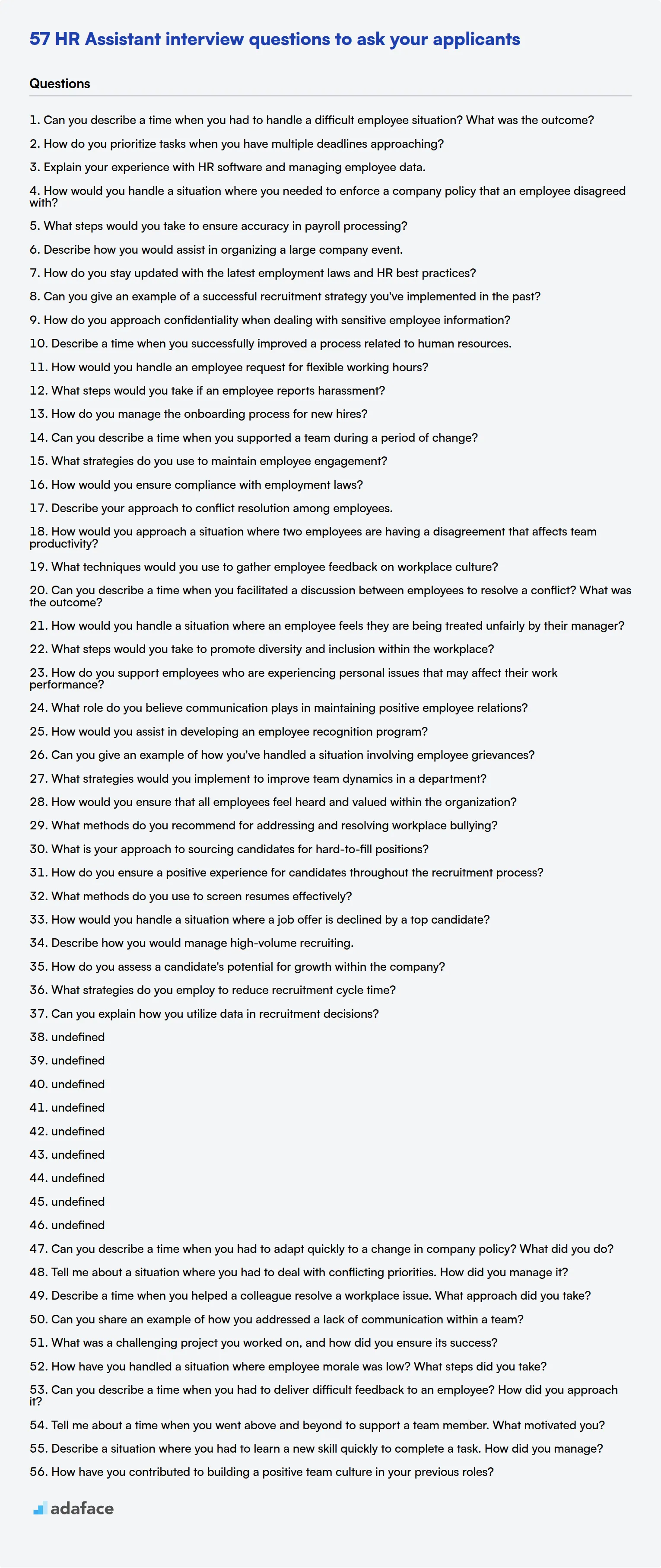 Descarga la plantilla de preguntas para la entrevista de Asistente de RR. HH. en formato PNG, PDF y TXT
