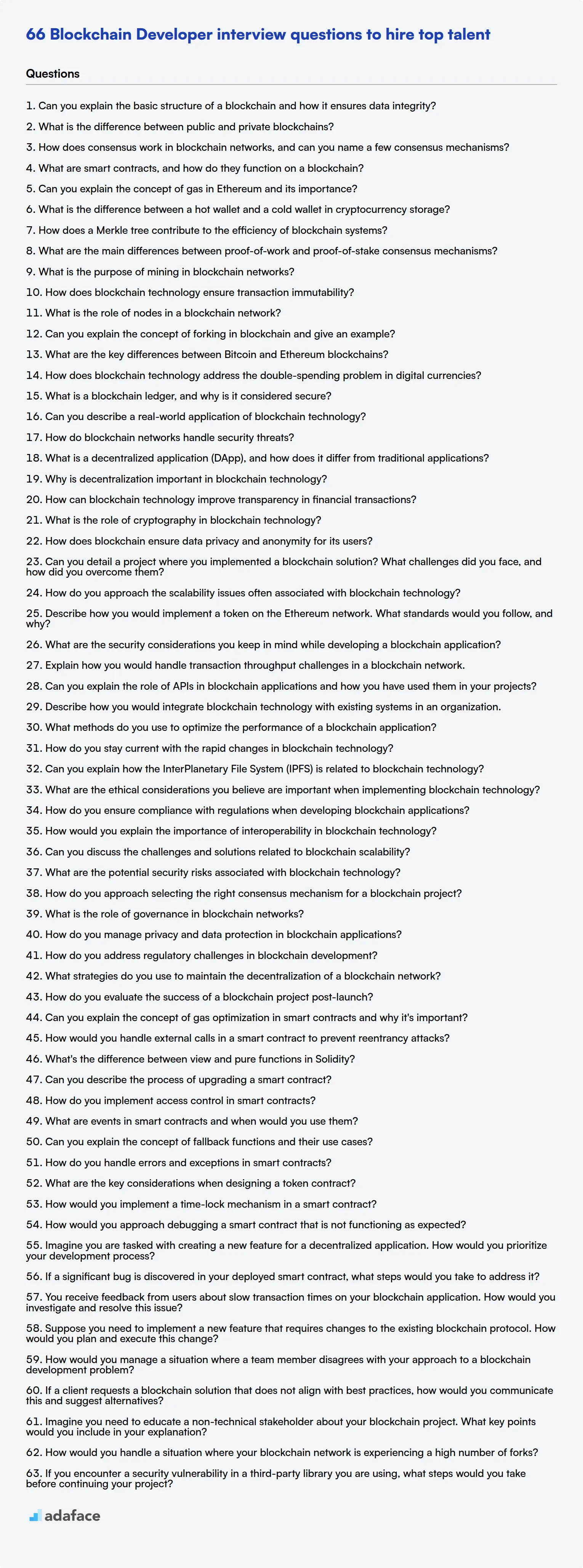 Descarga la plantilla de preguntas para la entrevista de Desarrollador Blockchain en formato PNG, PDF y TXT