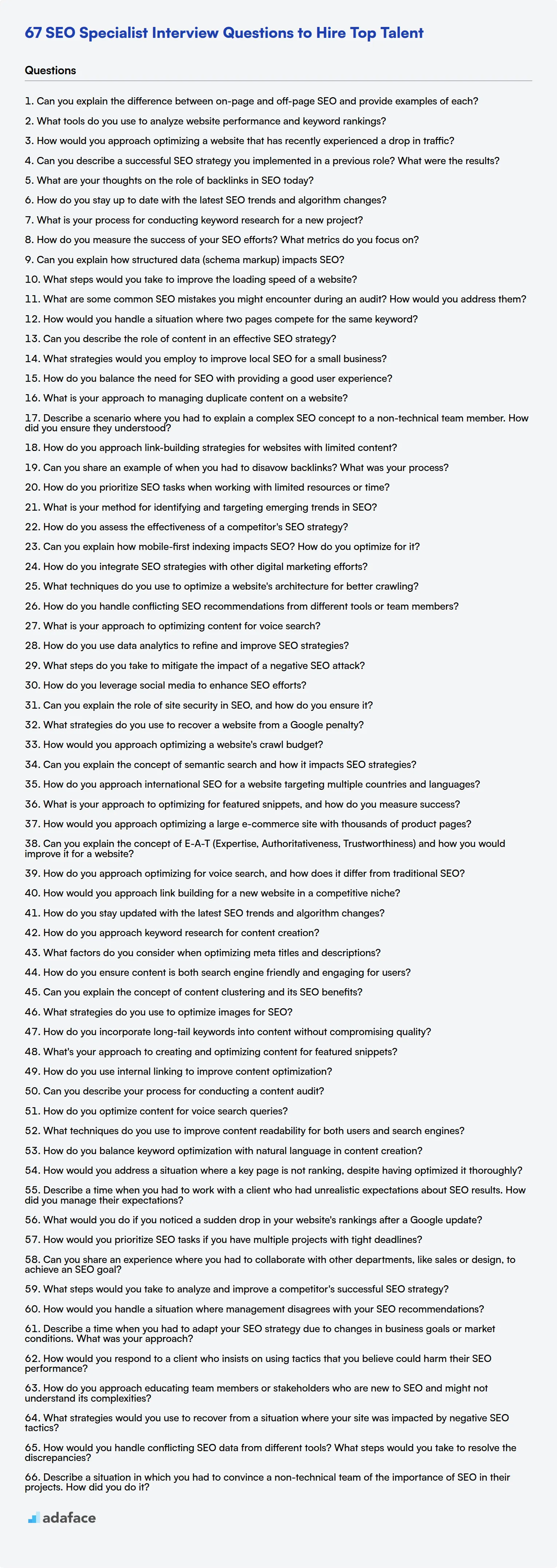 Descarga la plantilla de preguntas para la entrevista de Especialista en SEO en formato PNG, PDF y TXT