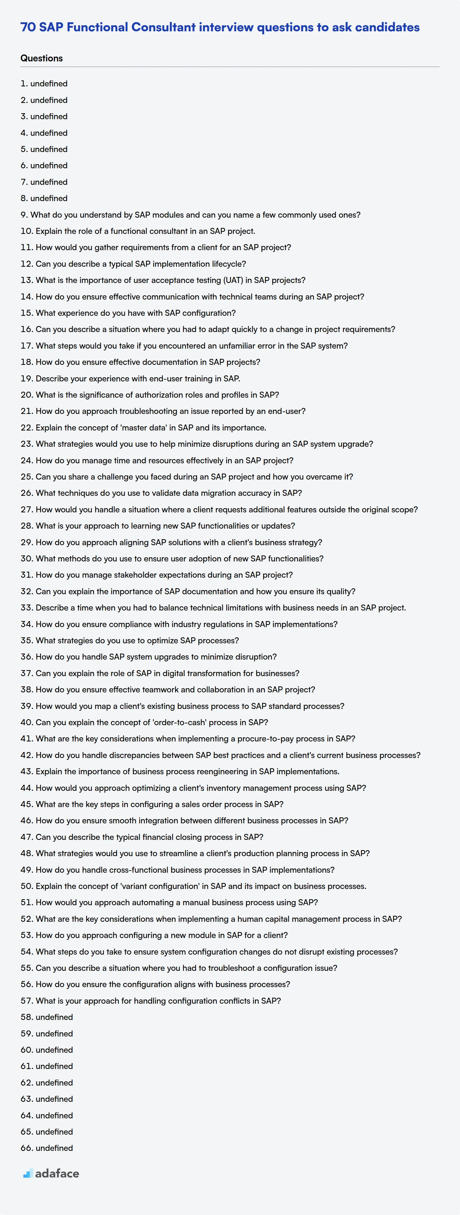 Descarga la plantilla de preguntas para la entrevista de Consultor Funcional SAP en formato PNG, PDF y TXT