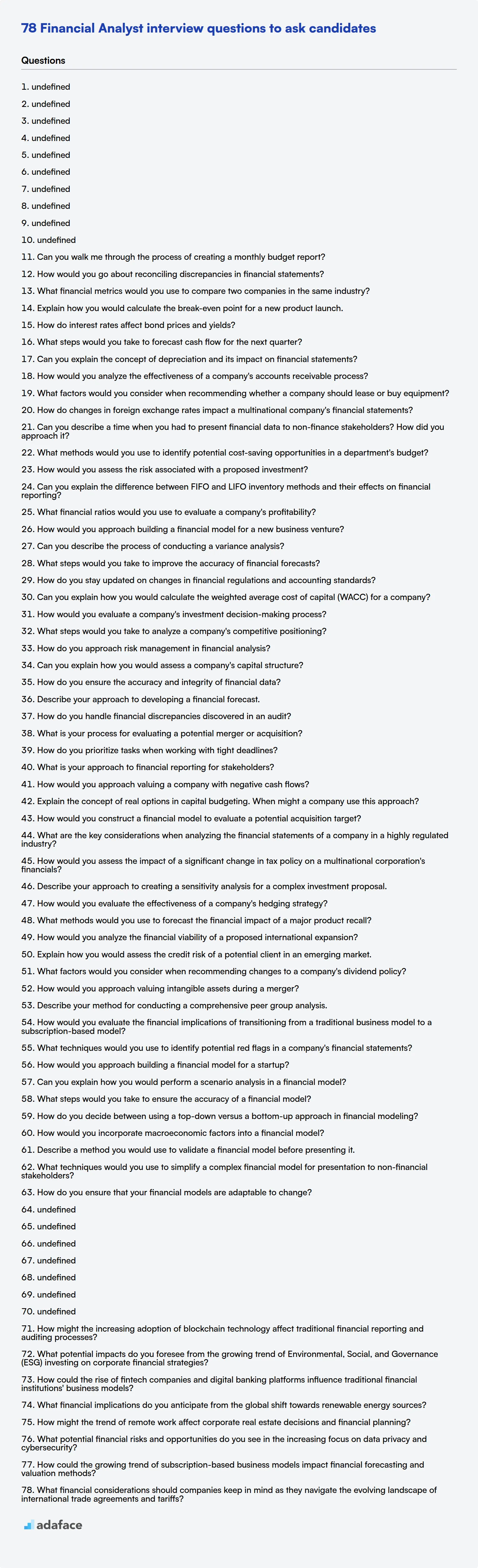 Descargue la plantilla de preguntas para la entrevista de analistas financieros en formato PNG, PDF y TXT