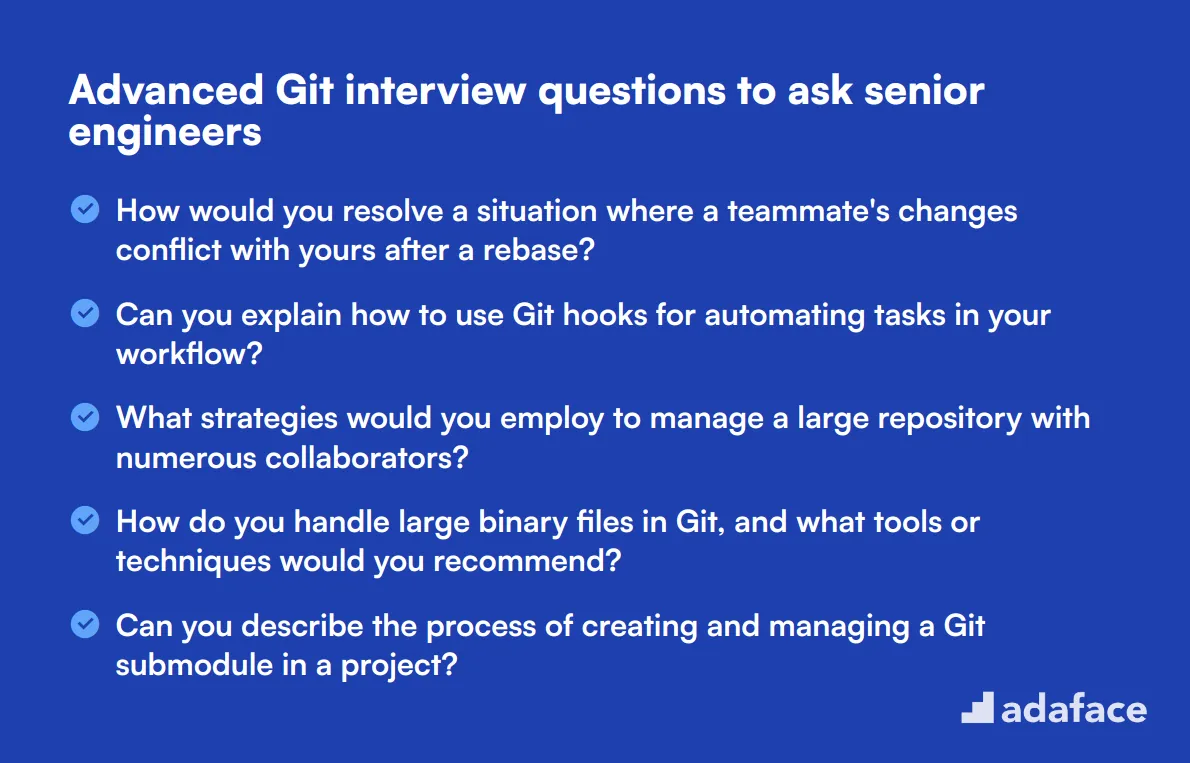 10 advanced Git interview questions to ask senior engineers