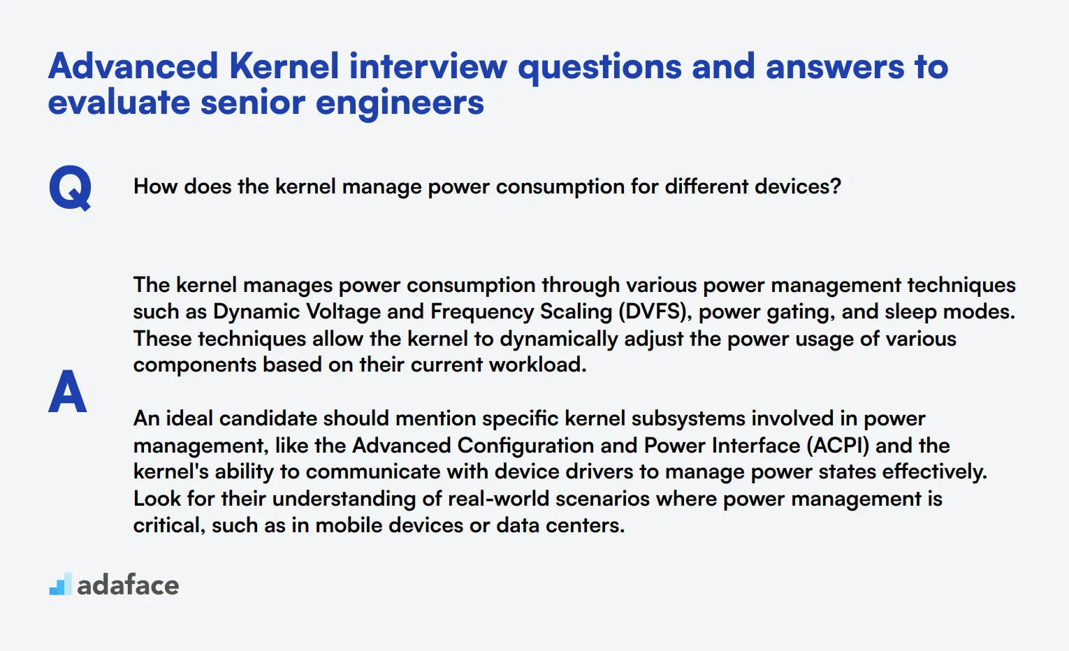 9 advanced Kernel interview questions and answers to evaluate senior engineers