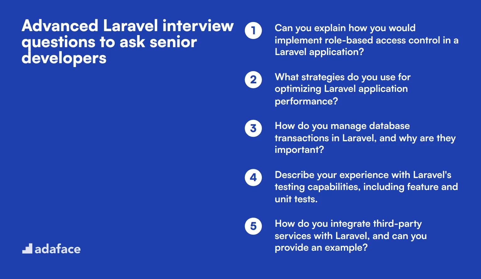 19 advanced Laravel interview questions to ask senior developers