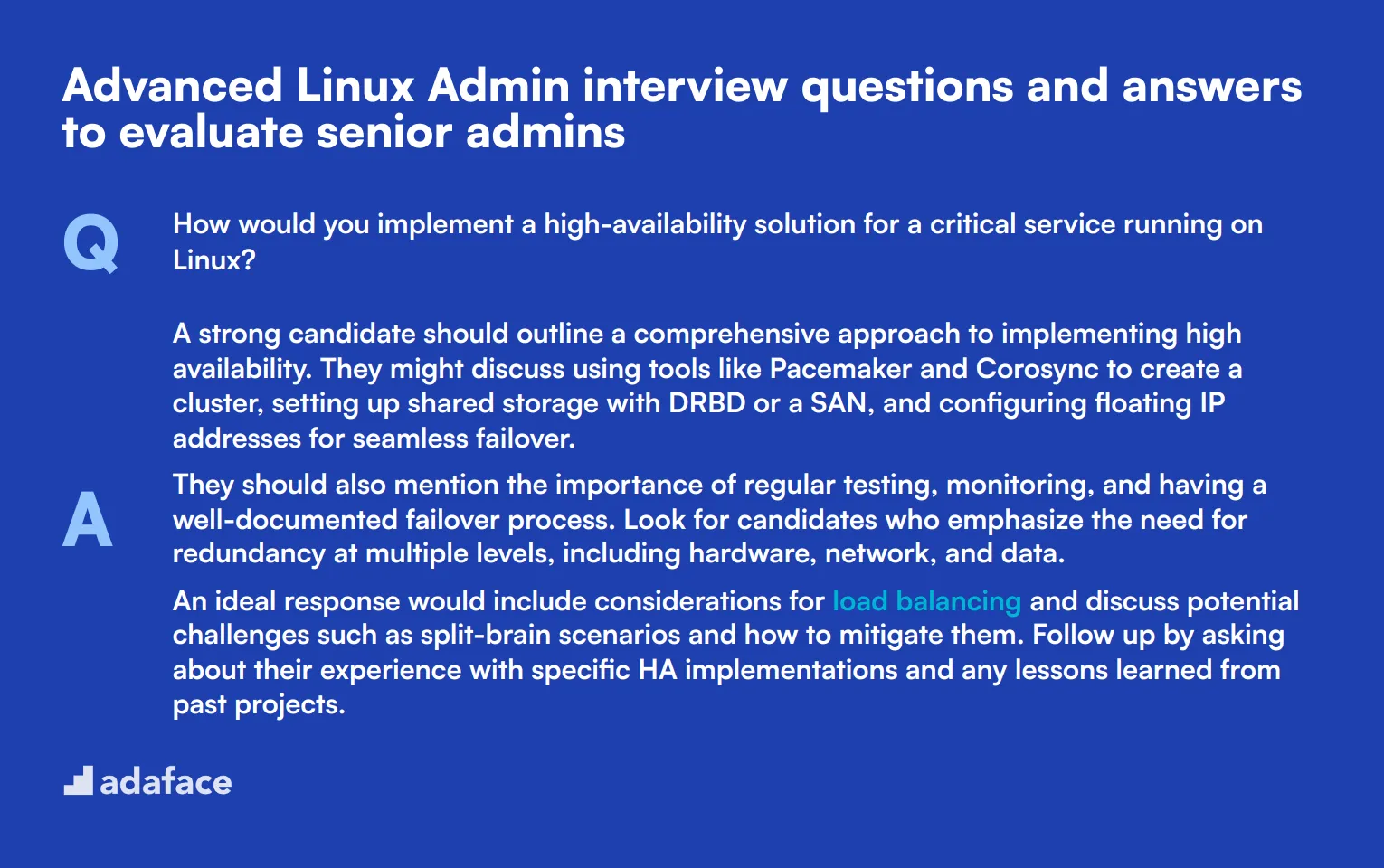 7 advanced Linux Admin interview questions and answers to evaluate senior admins