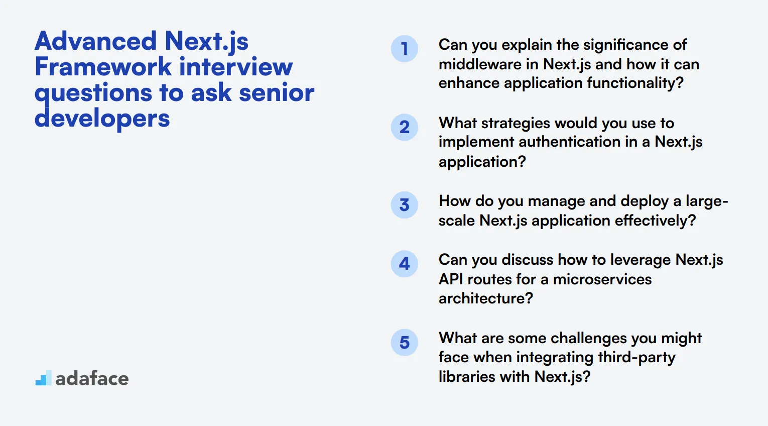 17 advanced Next.js Framework interview questions to ask senior developers