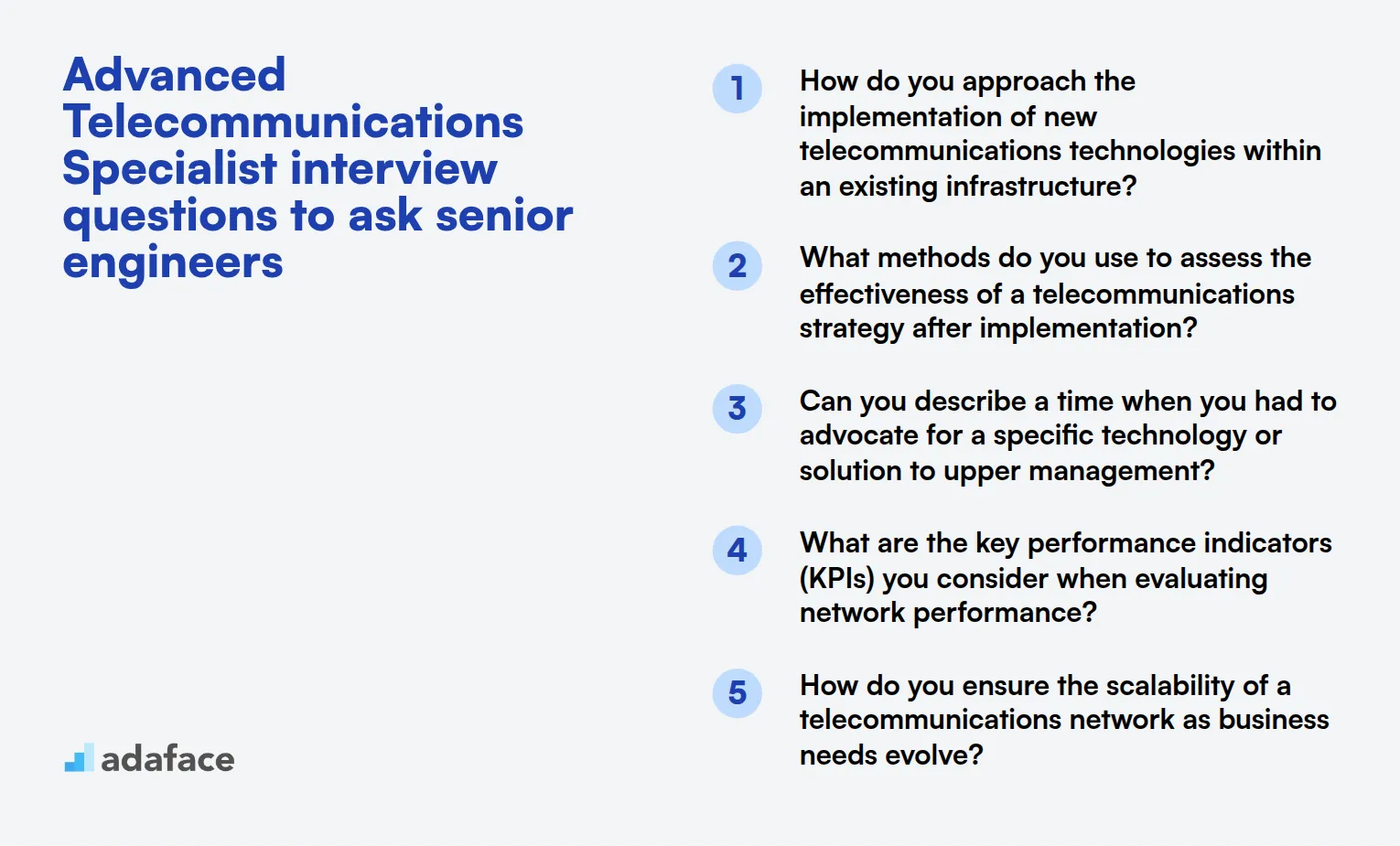 15 preguntas avanzadas de entrevista para especialistas en telecomunicaciones para hacer a ingenieros sénior