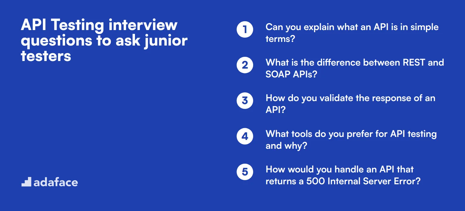 18 API Testing interview questions to ask junior testers