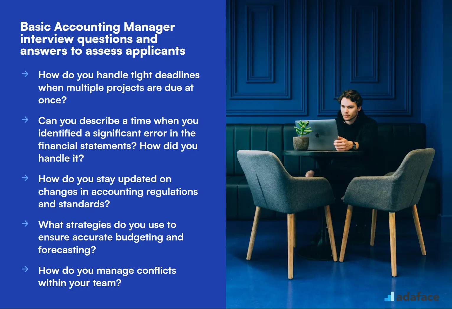 10 basic Accounting Manager interview questions and answers to assess applicants
