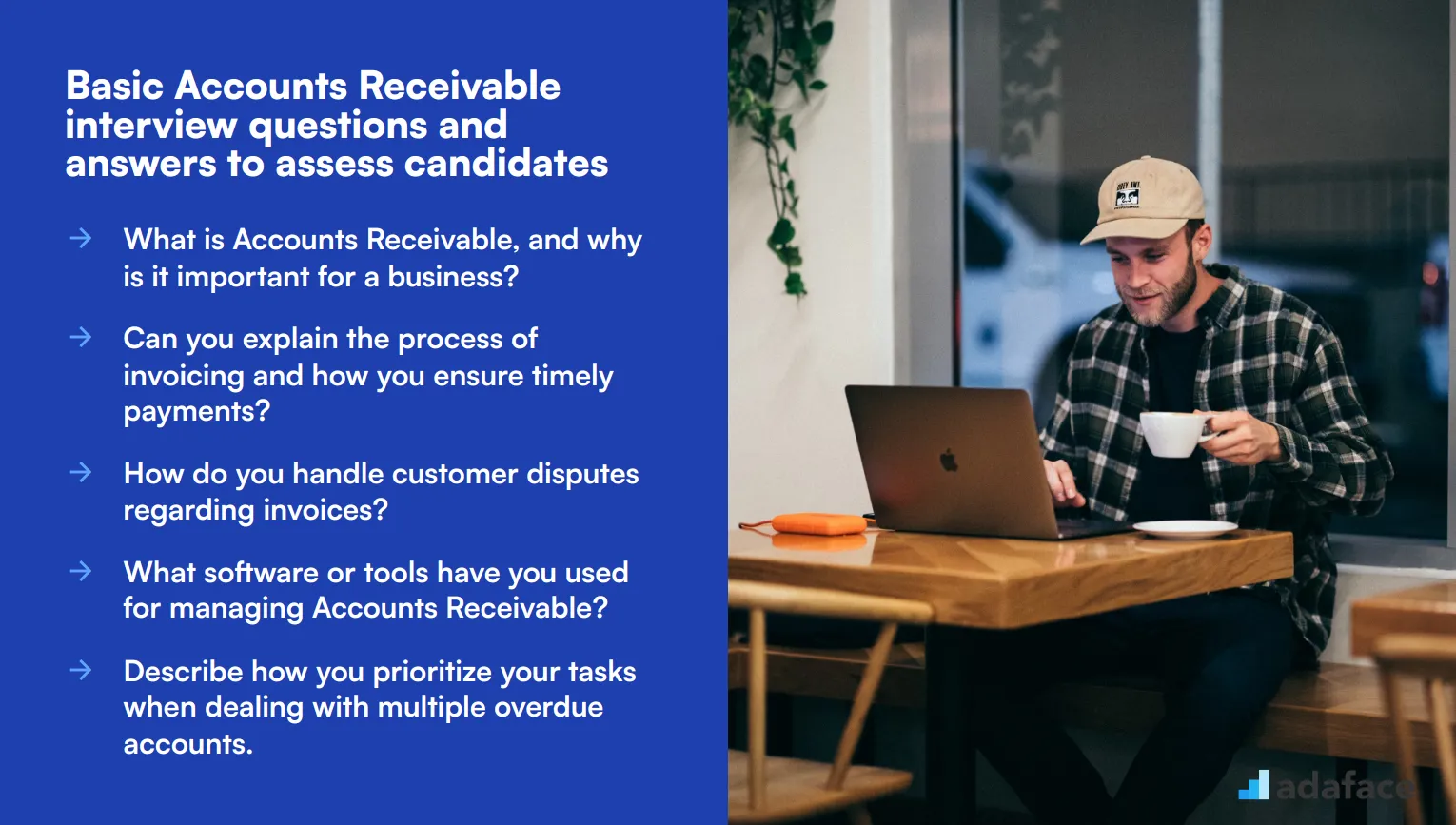 16 basic Accounts Receivable interview questions and answers to assess candidates