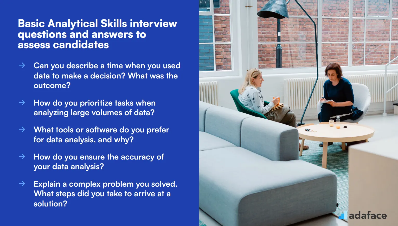 15 basic Analytical Skills interview questions and answers to assess candidates