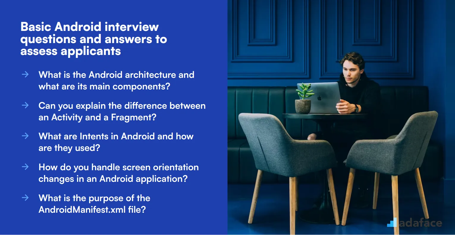 16 basic Android interview questions and answers to assess applicants