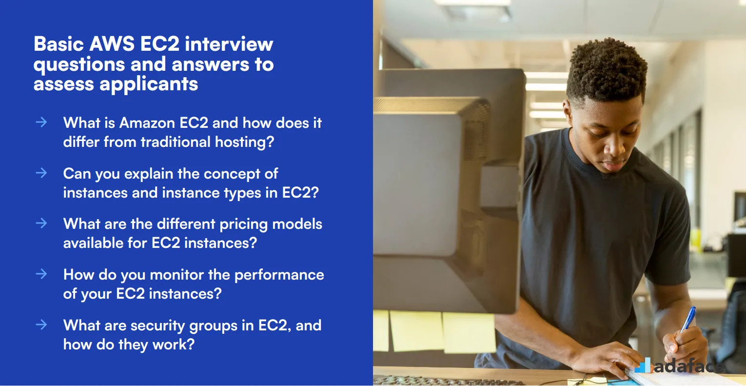 16 basic AWS EC2 interview questions and answers to assess applicants