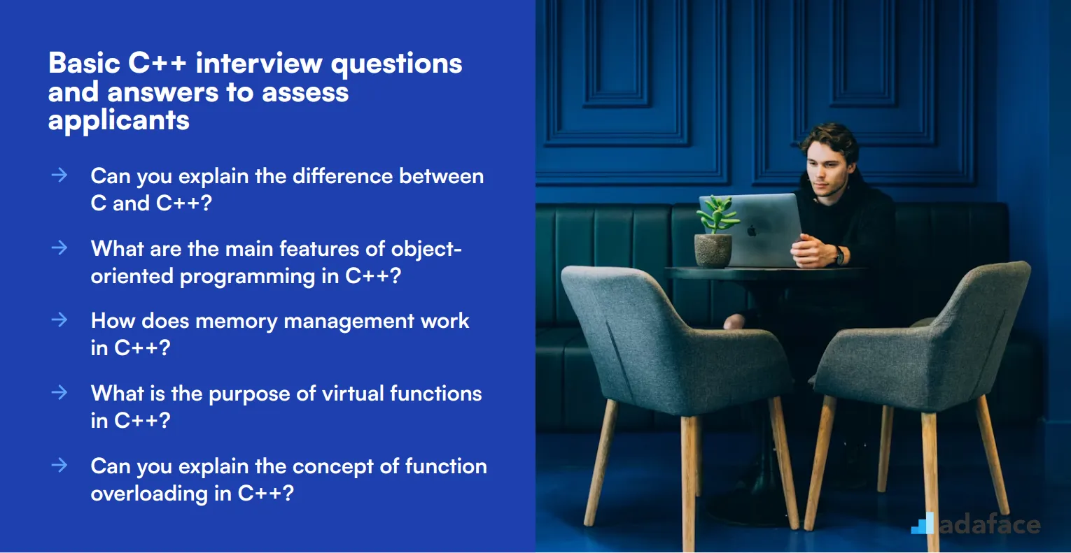 10 basic C++ interview questions and answers to assess applicants