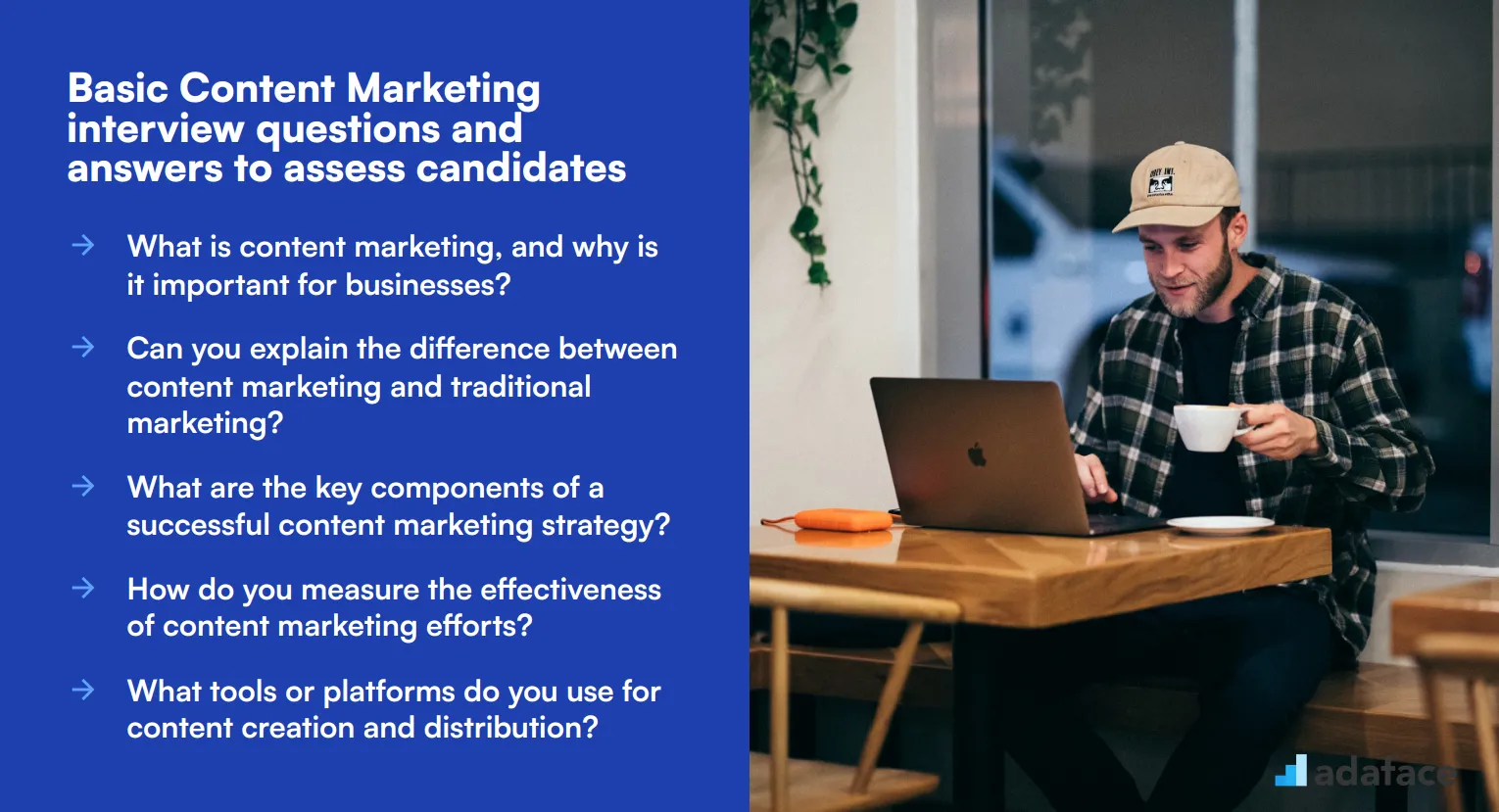 16 basic Content Marketing interview questions and answers to assess candidates