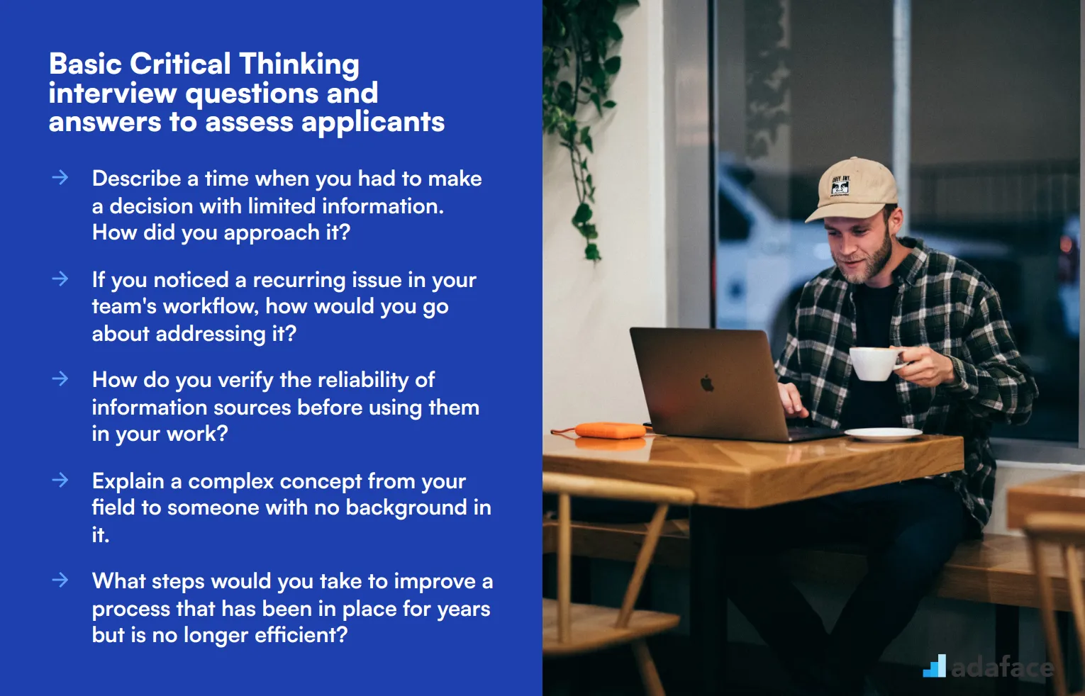 15 basic Critical Thinking interview questions and answers to assess applicants