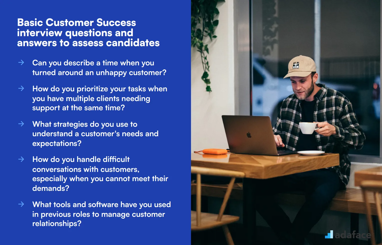 15 basic Customer Success interview questions and answers to assess candidates