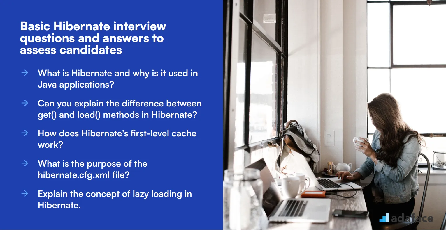 15 basic Hibernate interview questions and answers to assess candidates