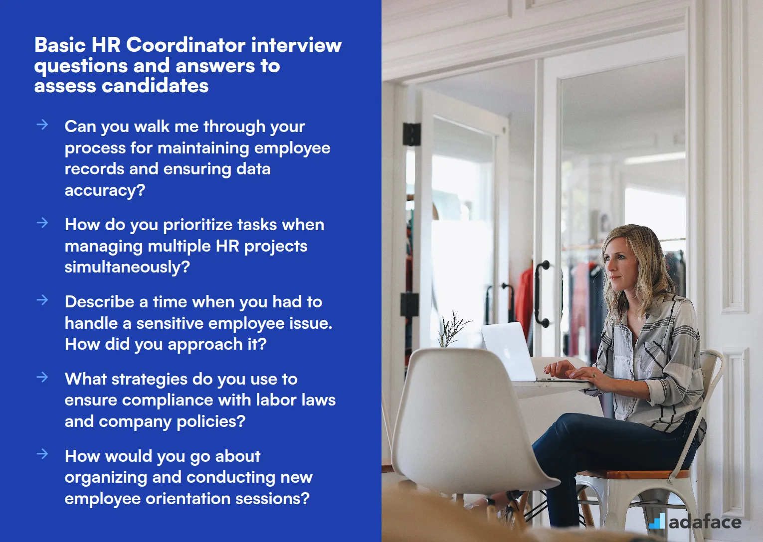10 basic HR Coordinator interview questions and answers to assess candidates