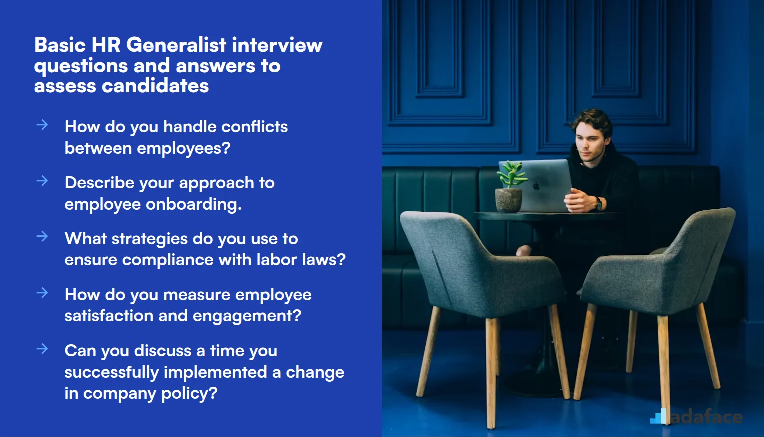 10 basic HR Generalist interview questions and answers to assess candidates