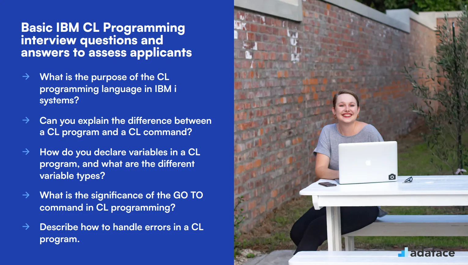 15 basic IBM CL Programming interview questions and answers to assess applicants