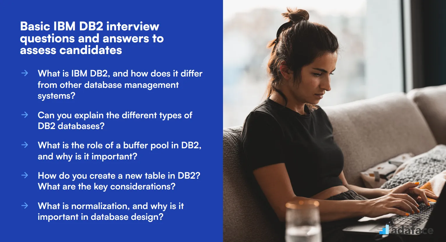 15 basic IBM DB2 interview questions and answers to assess candidates