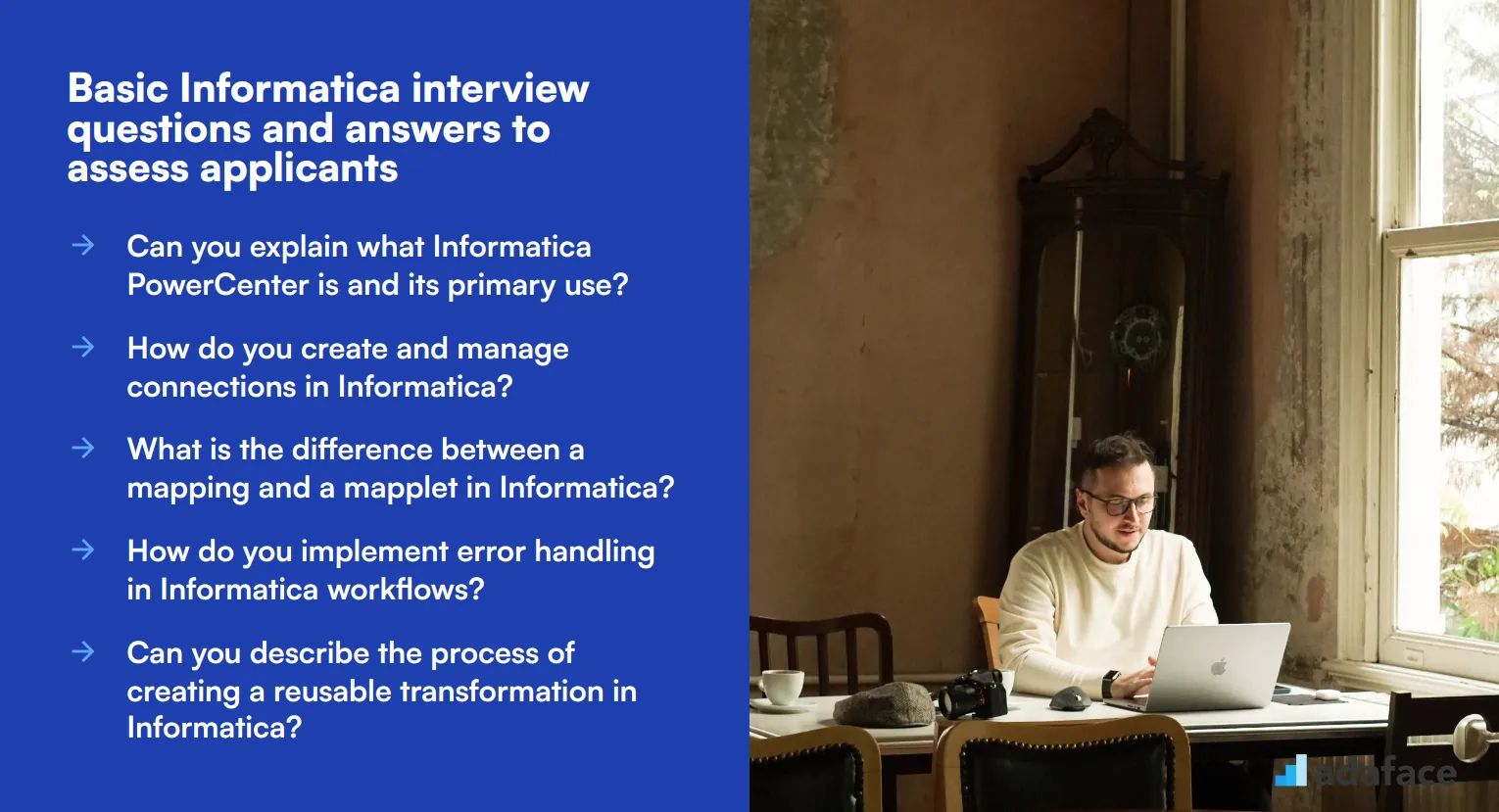 15 basic Informatica interview questions and answers to assess applicants