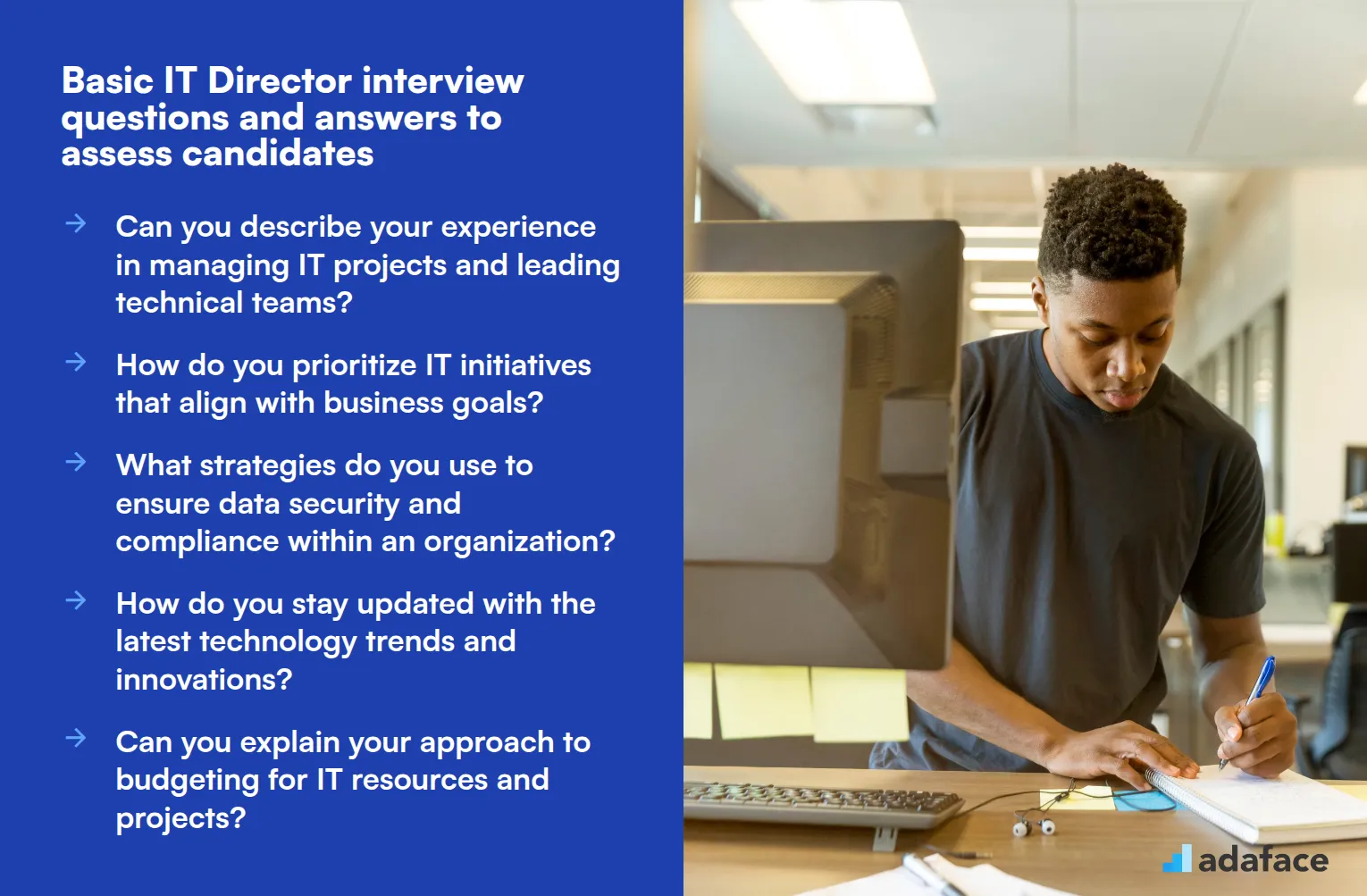 15 basic IT Director interview questions and answers to assess candidates