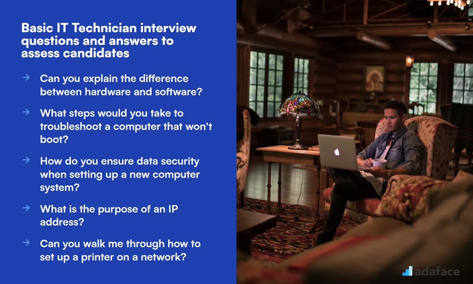 15 basic IT Technician interview questions and answers to assess candidates