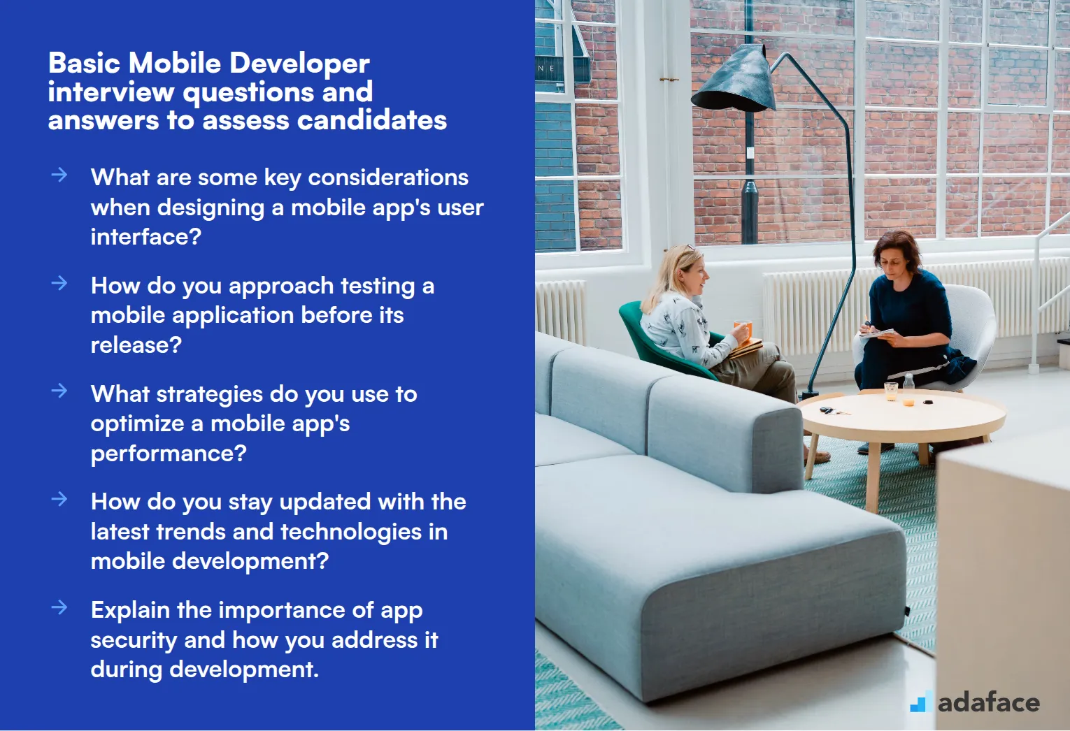 10 basic Mobile Developer interview questions and answers to assess candidates