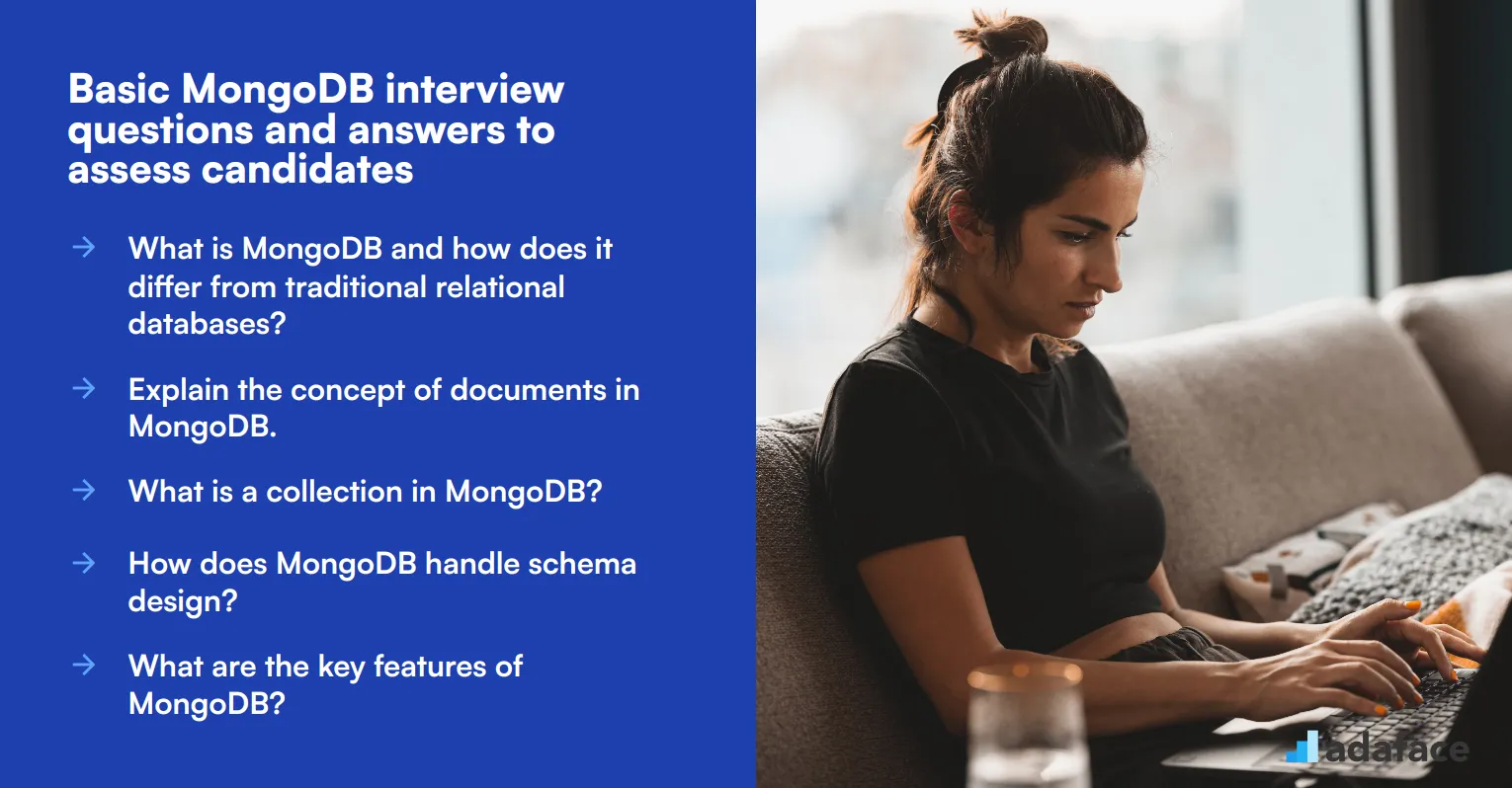 18 basic MongoDB interview questions and answers to assess candidates