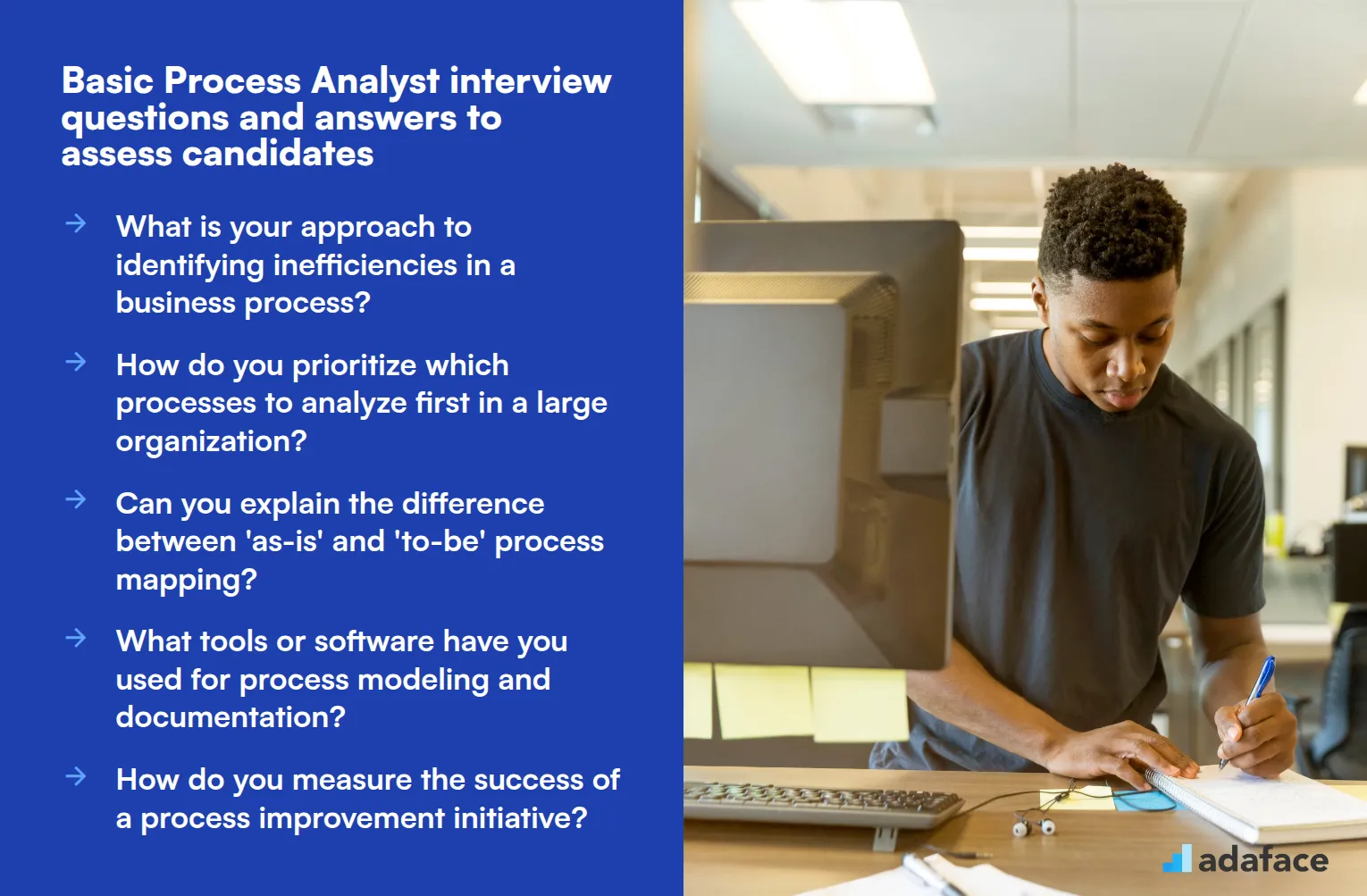15 basic Process Analyst interview questions and answers to assess candidates