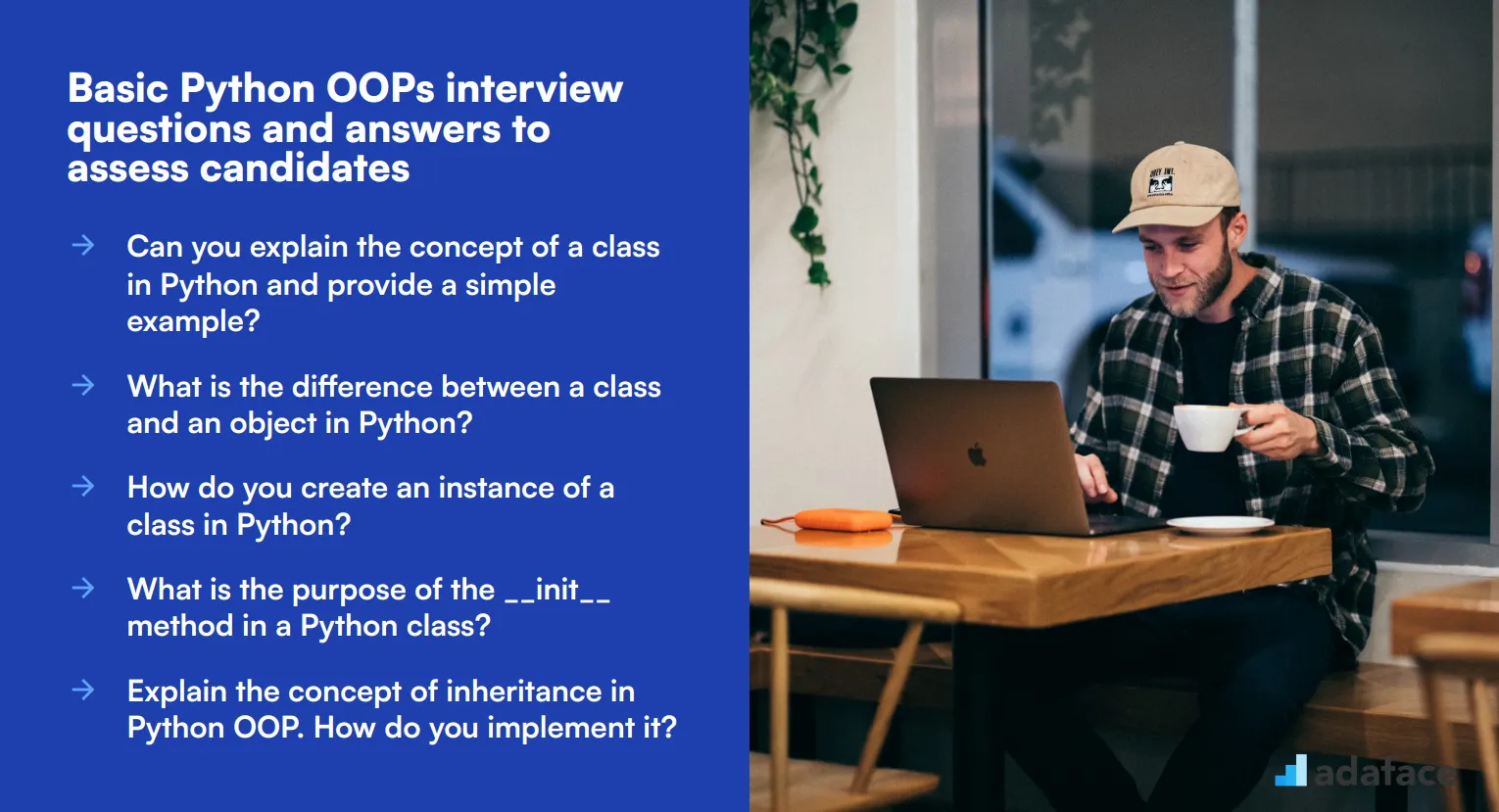 15 basic Python OOPs interview questions and answers to assess candidates