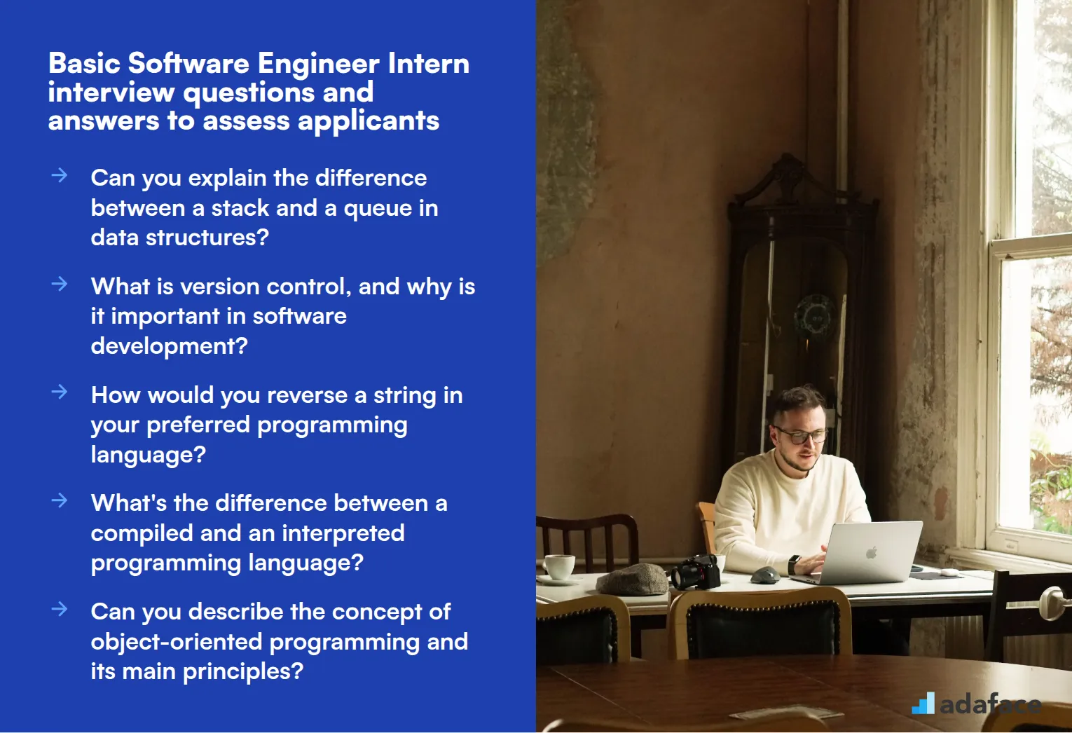 10 basic Software Engineer Intern interview questions and answers to assess applicants