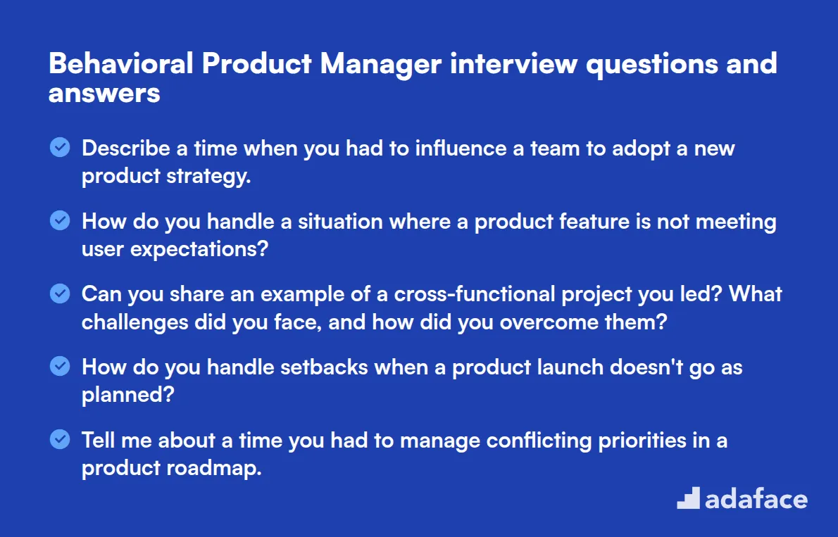 8 preguntas y respuestas de entrevista conductuales para Product Managers