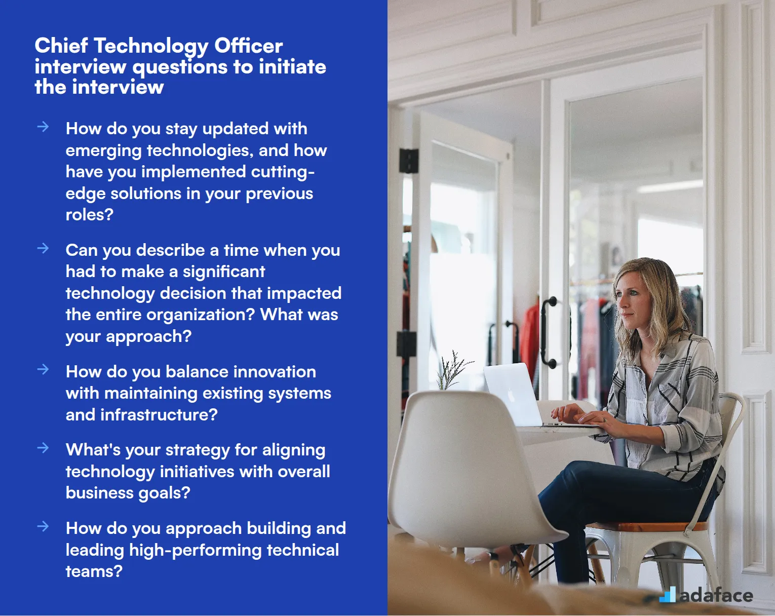 10 Chief Technology Officer interview questions to initiate the interview