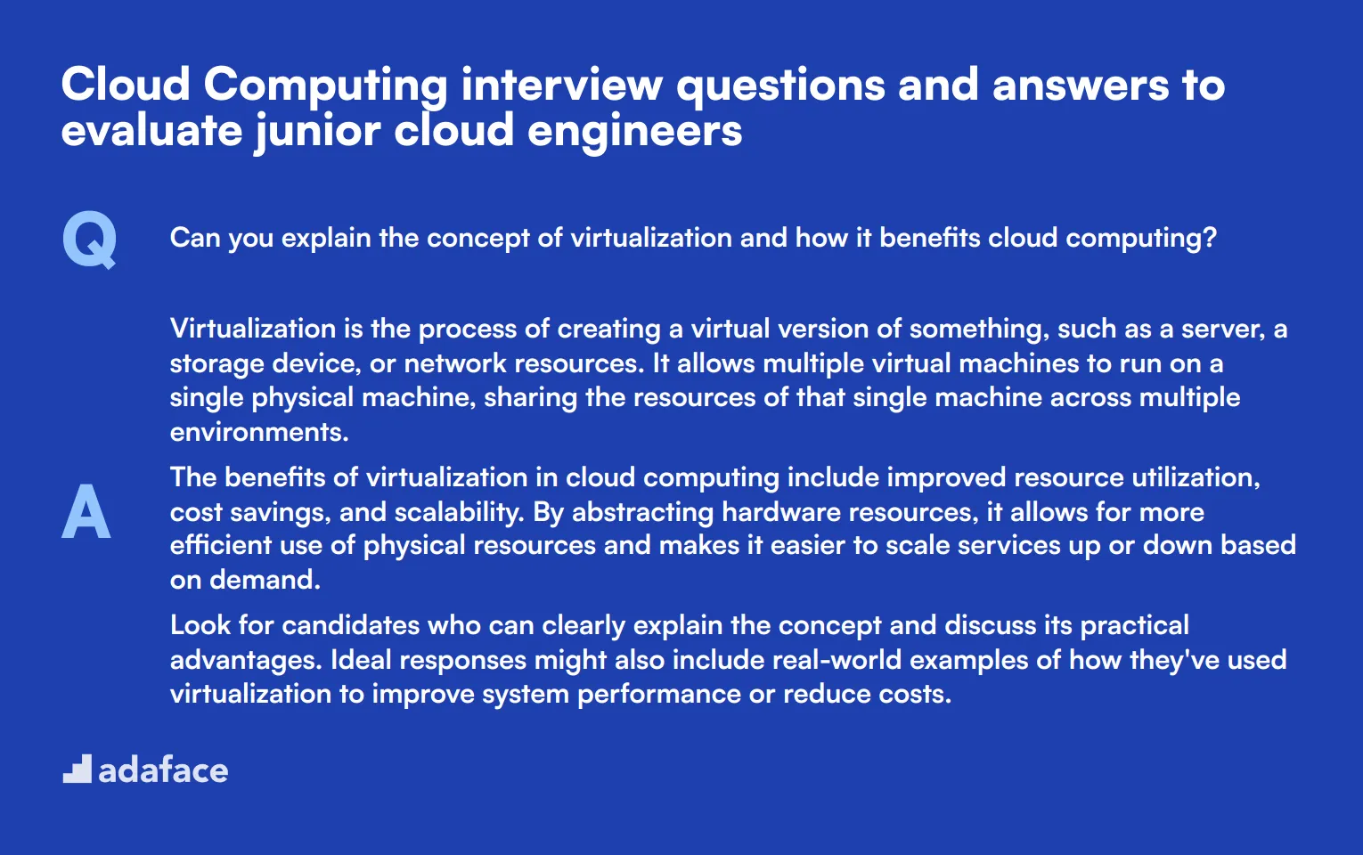 8 Cloud Computing interview questions and answers to evaluate junior cloud engineers