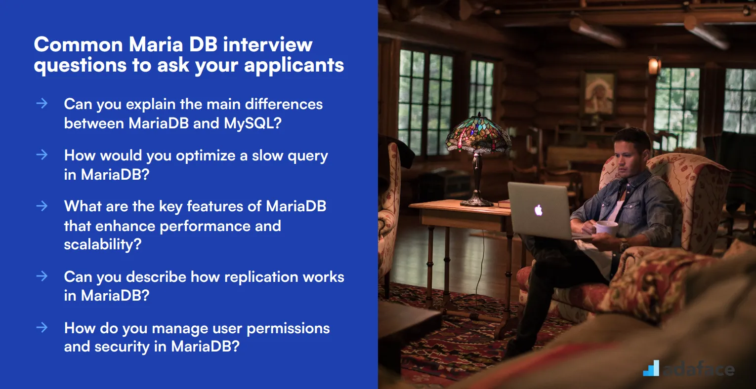 10 common Maria DB interview questions to ask your applicants