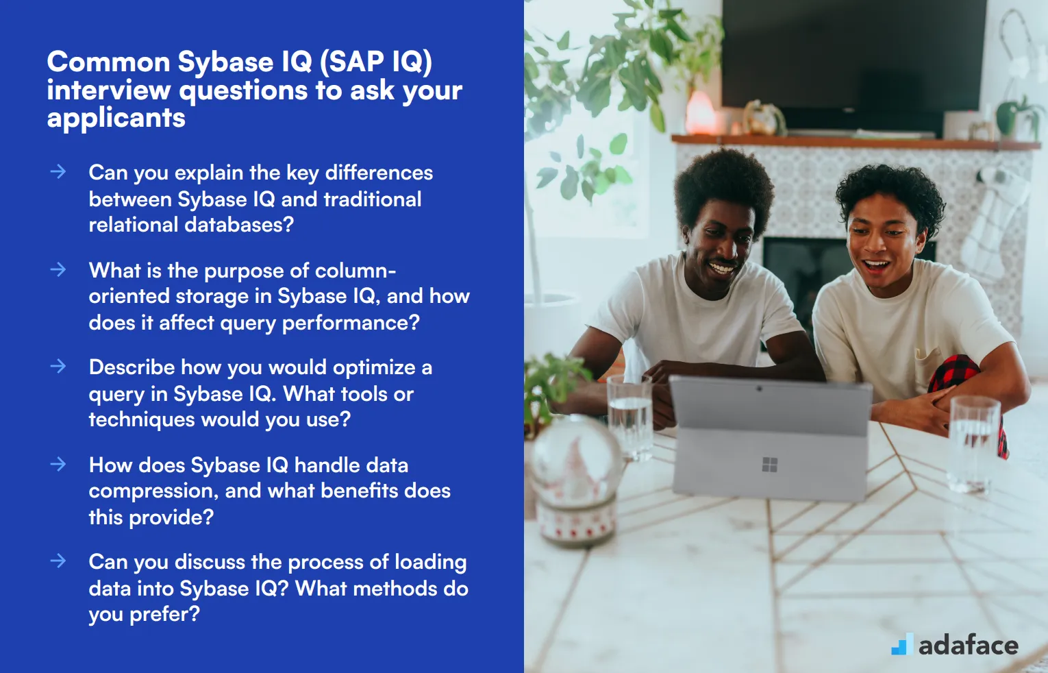 10 common Sybase IQ (SAP IQ) interview questions to ask your applicants