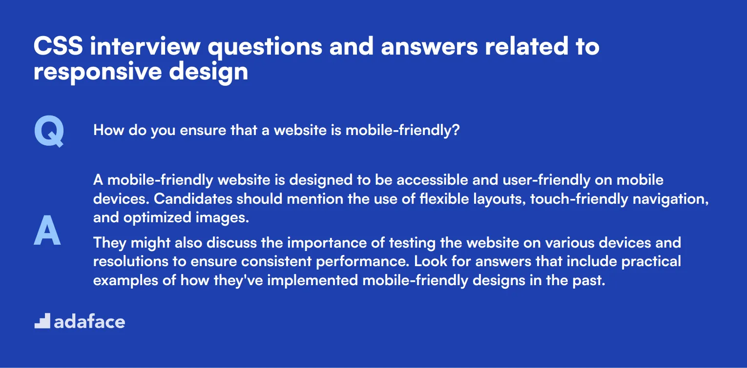 9 CSS interview questions and answers related to responsive design