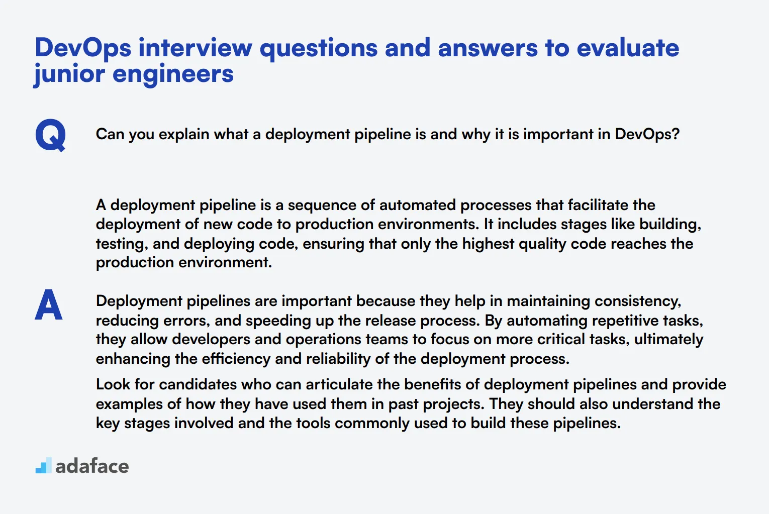 8 DevOps interview questions and answers to evaluate junior engineers