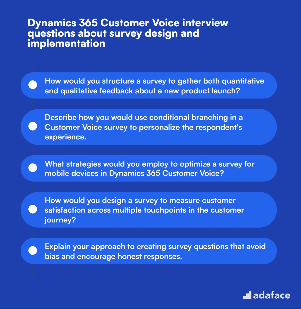 10 Dynamics 365 Customer Voice interview questions about survey design and implementation