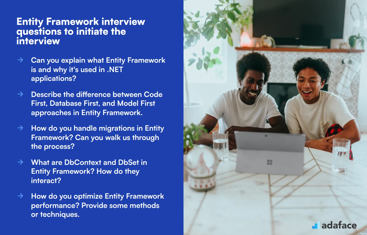 10 Entity Framework interview questions to initiate the interview