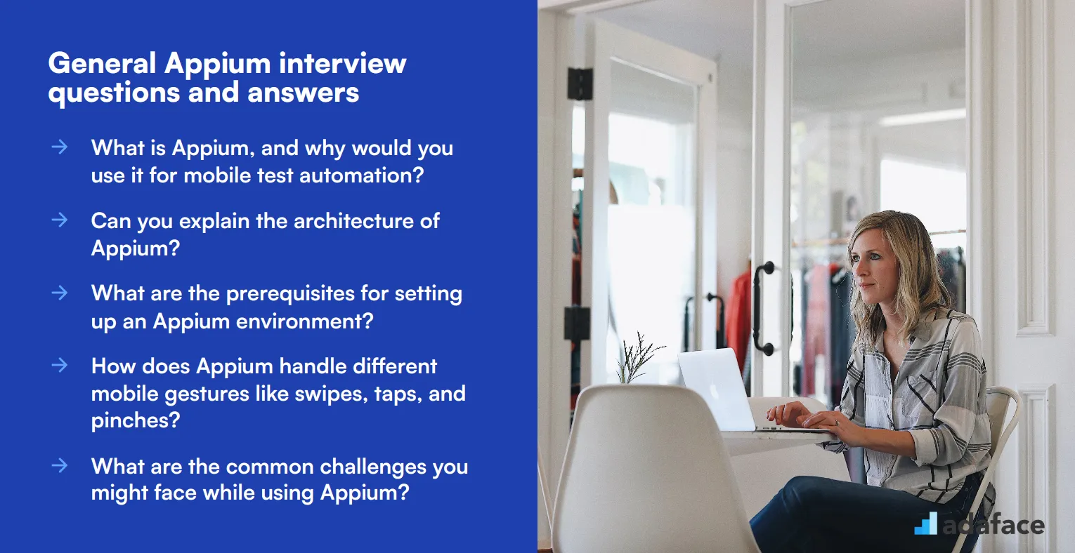 8 general Appium interview questions and answers