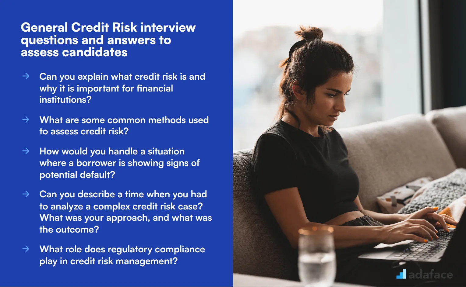 9 general Credit Risk interview questions and answers to assess candidates