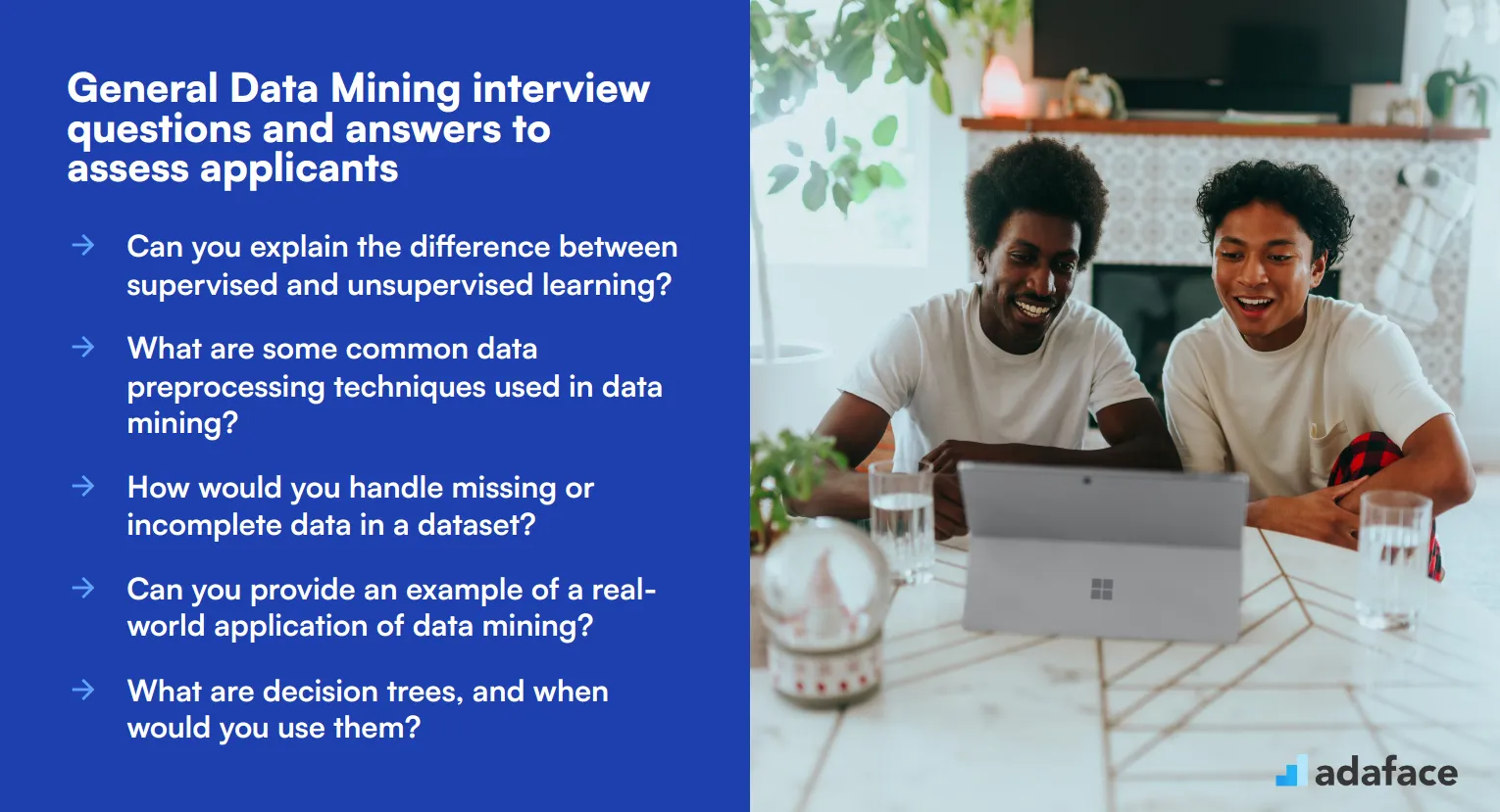 8 general Data Mining interview questions and answers to assess applicants