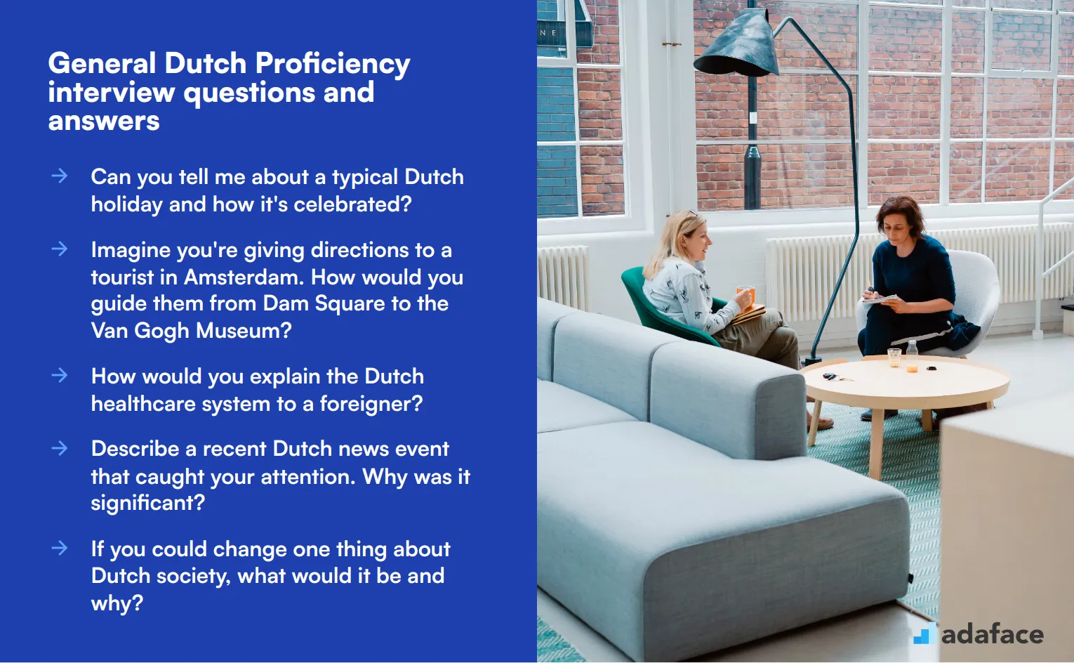 8 general Dutch Proficiency interview questions and answers